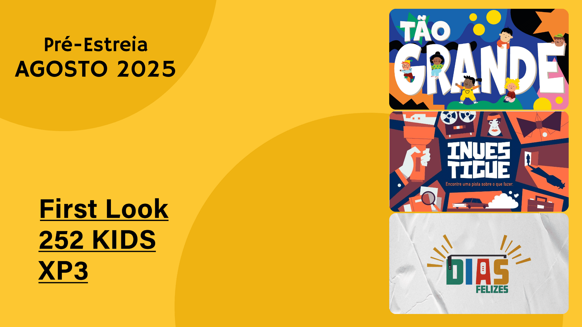 Pré Estreia Currículos AGOSTO | 2025