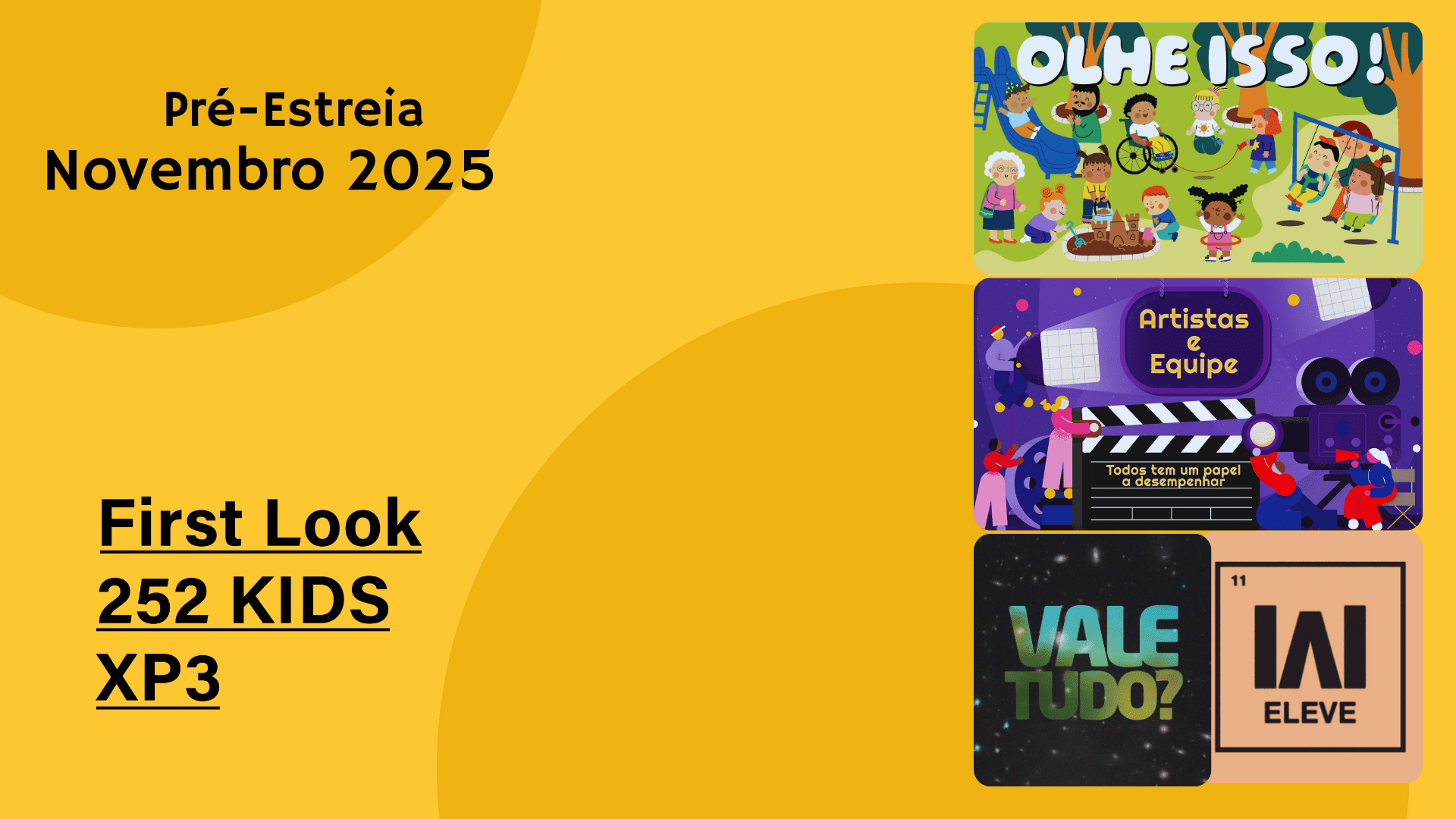 Pré Estreia Currículos NOVEMBRO | 2025